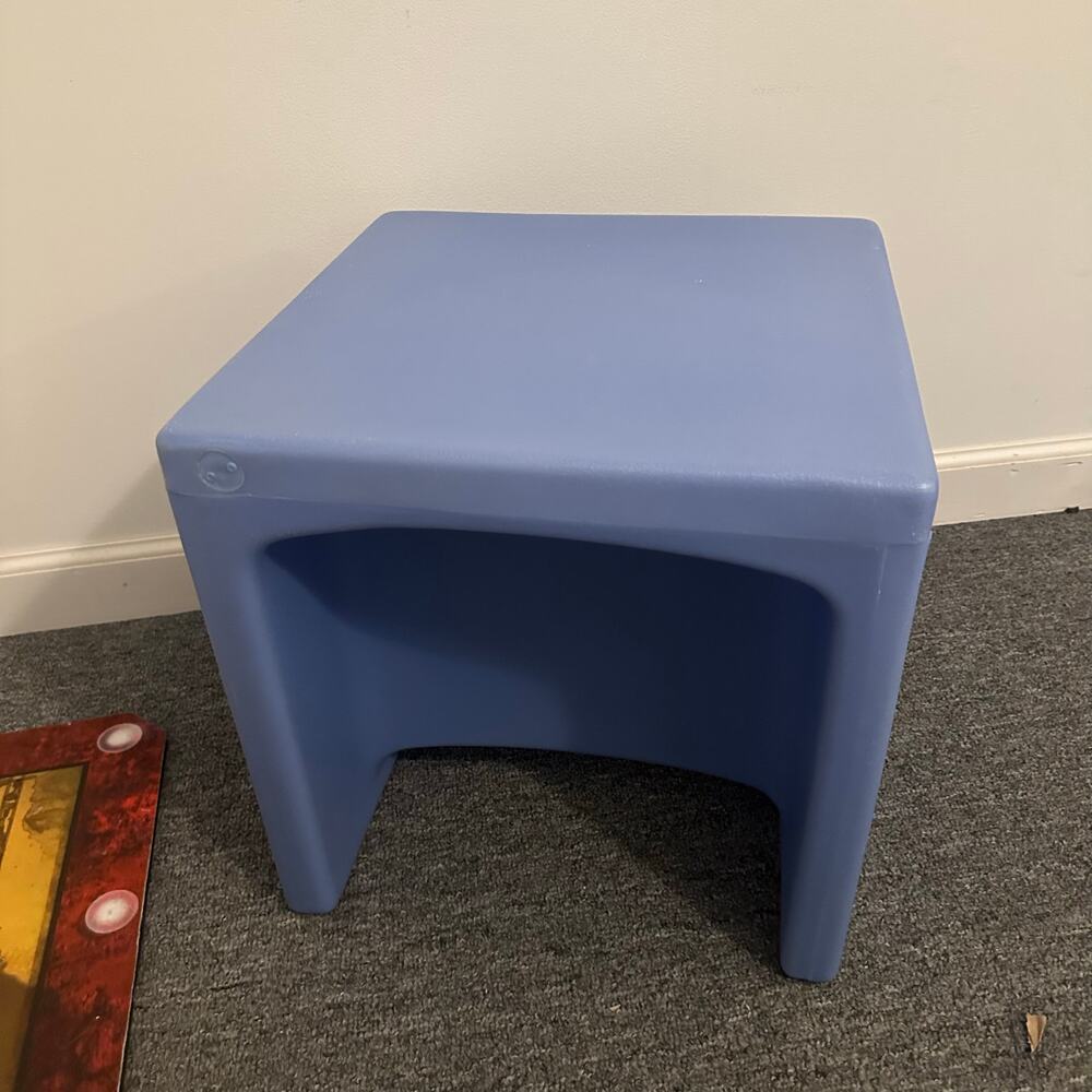 Children's Factory Cube Chair for Kids, Flexible Seating Chair, Light Blue - Picture 5 of 5